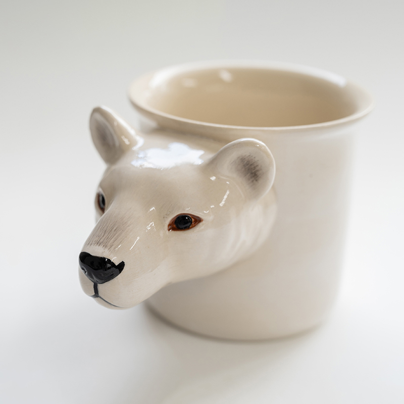 LIFELIKE MUG POLAR BEAR